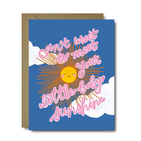Little Baby Sunshine Baby Greeting Card | A2
