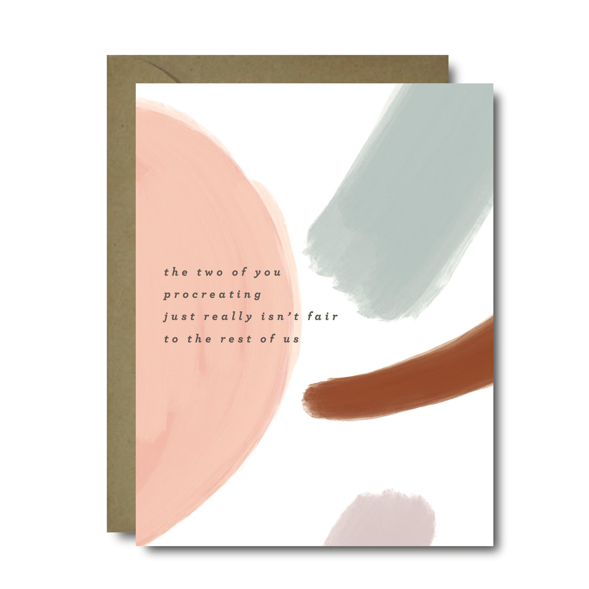 Procreating Baby Greeting Card | A2