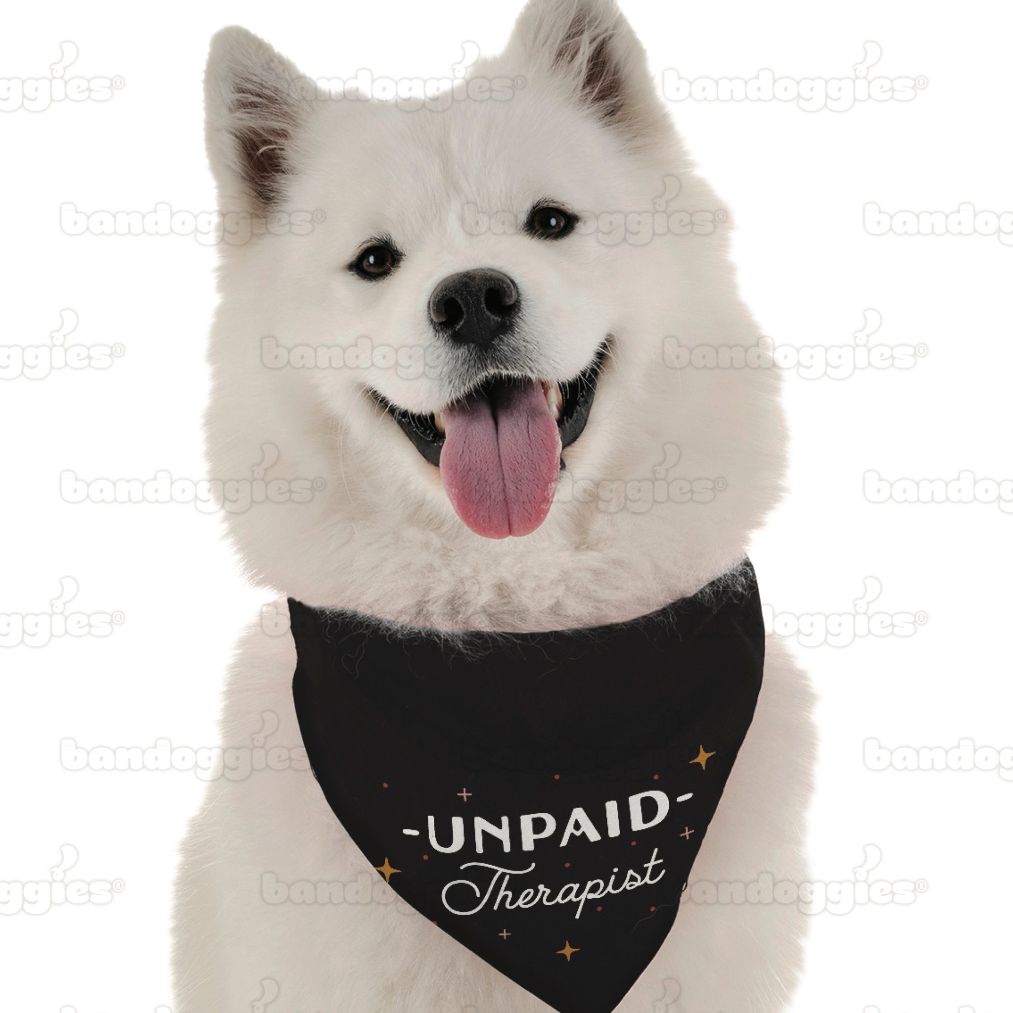 Unpaid Therapist Dog Bandana