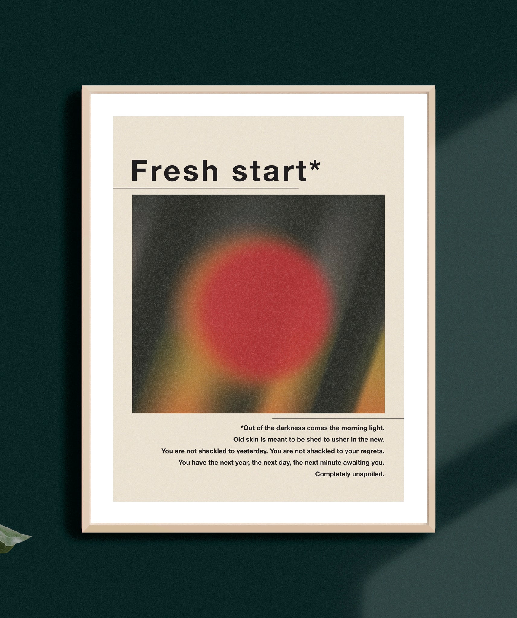 Fresh Start 12x16 Art Print