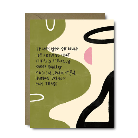 Magical Delightful Human Love Greeting Card | A2