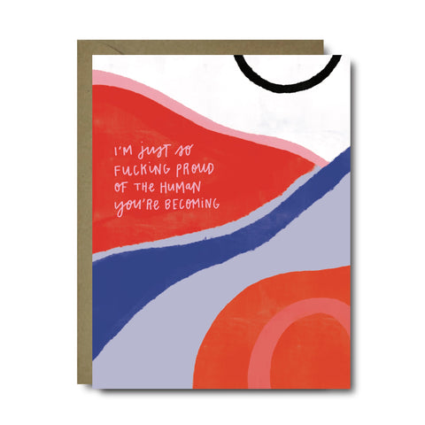 Proud Of You Love Greeting Card | A2