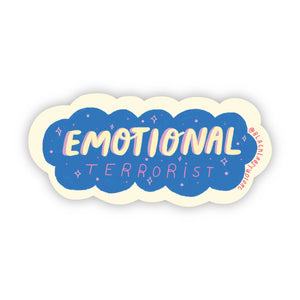 Emotional Terrorist Waterproof Sticker