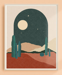Arch Desert Night 8x10 Art Print