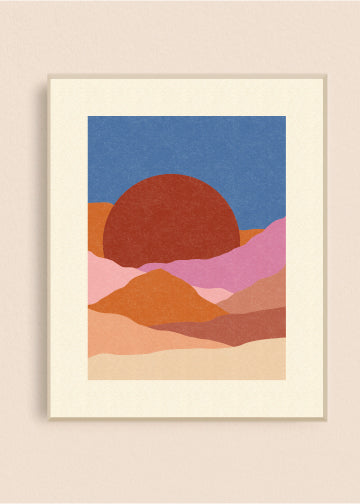 Pink Dream Desert 8x10 Art Print