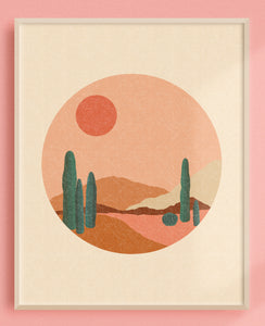 Circle Desert 8x10 Art Print