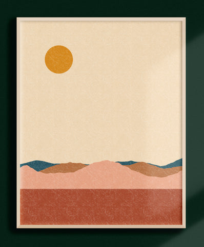 Desert Ridge 8x10 Art Print
