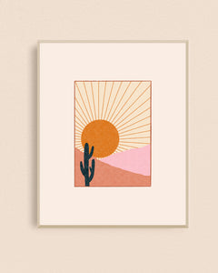 Cactus Desert 8x10 Art Print