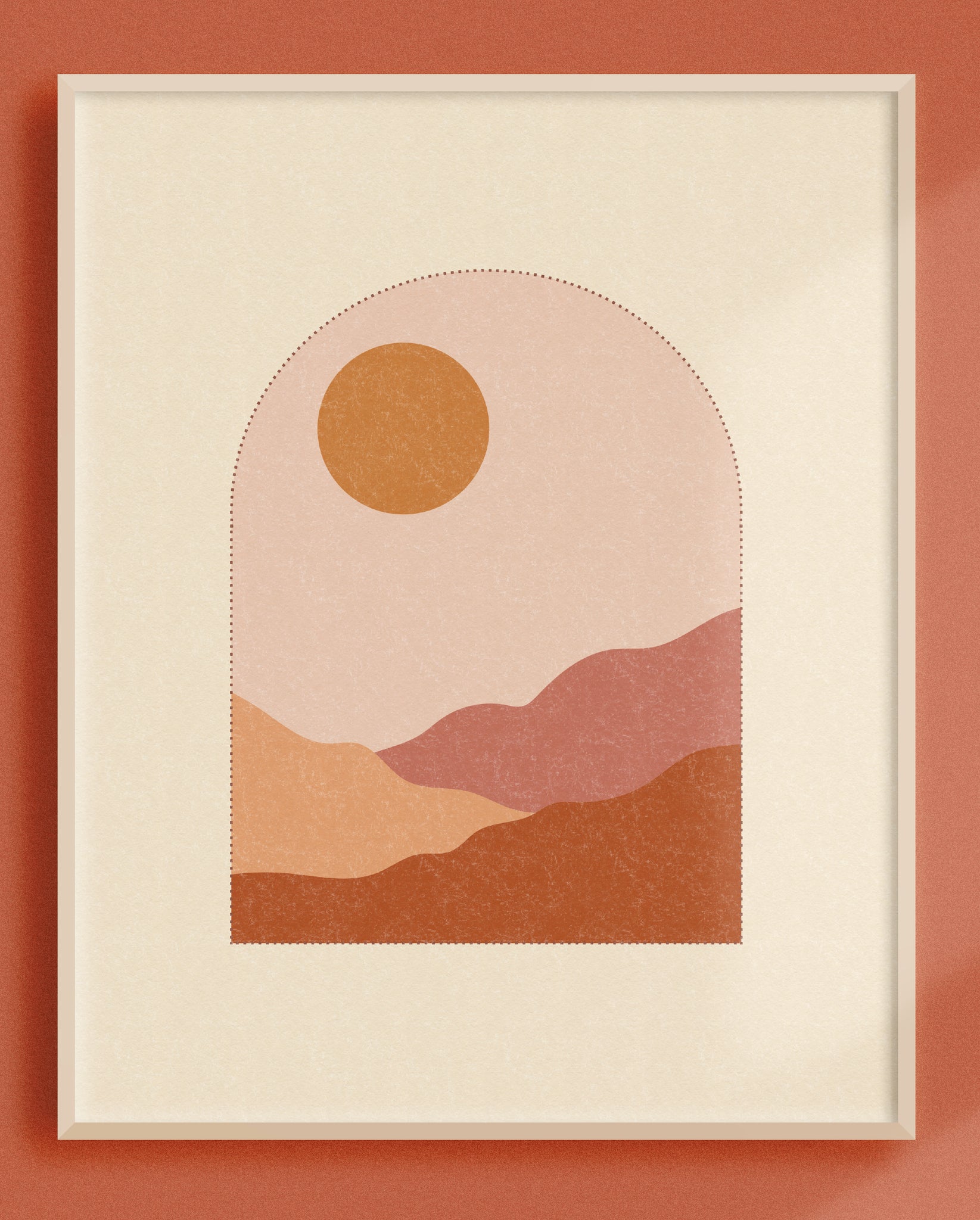 Dotted Arch Desert 8x10 Art Print