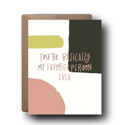 My Favorite Person Love Greeting Card | A2