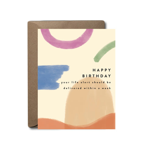 Life Alert Birthday Greeting Card | A2