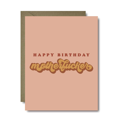 Motherfucker Birthday Greeting Card | A2