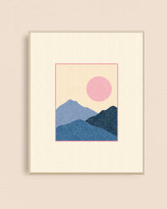 Colorado Mountainscape 8x10 Art Print