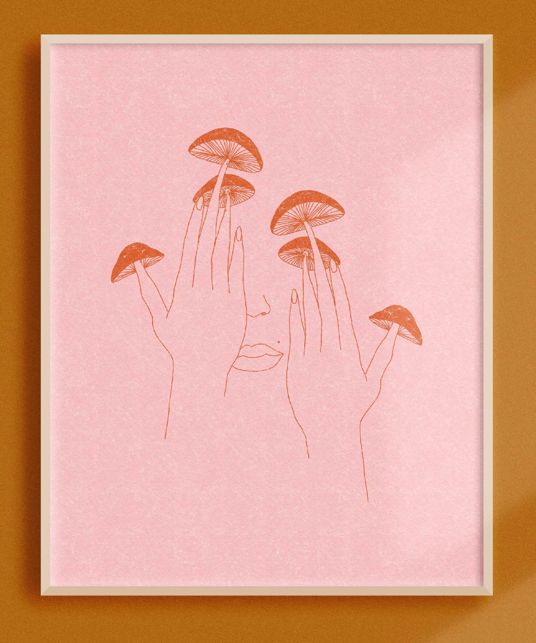 Shroom Fingers 8x10 Art Print