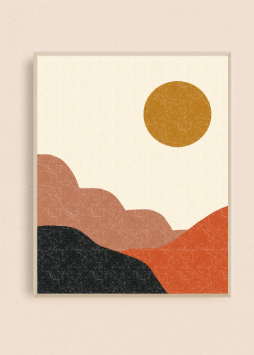 Terracotta Desert 8x10 Art Print