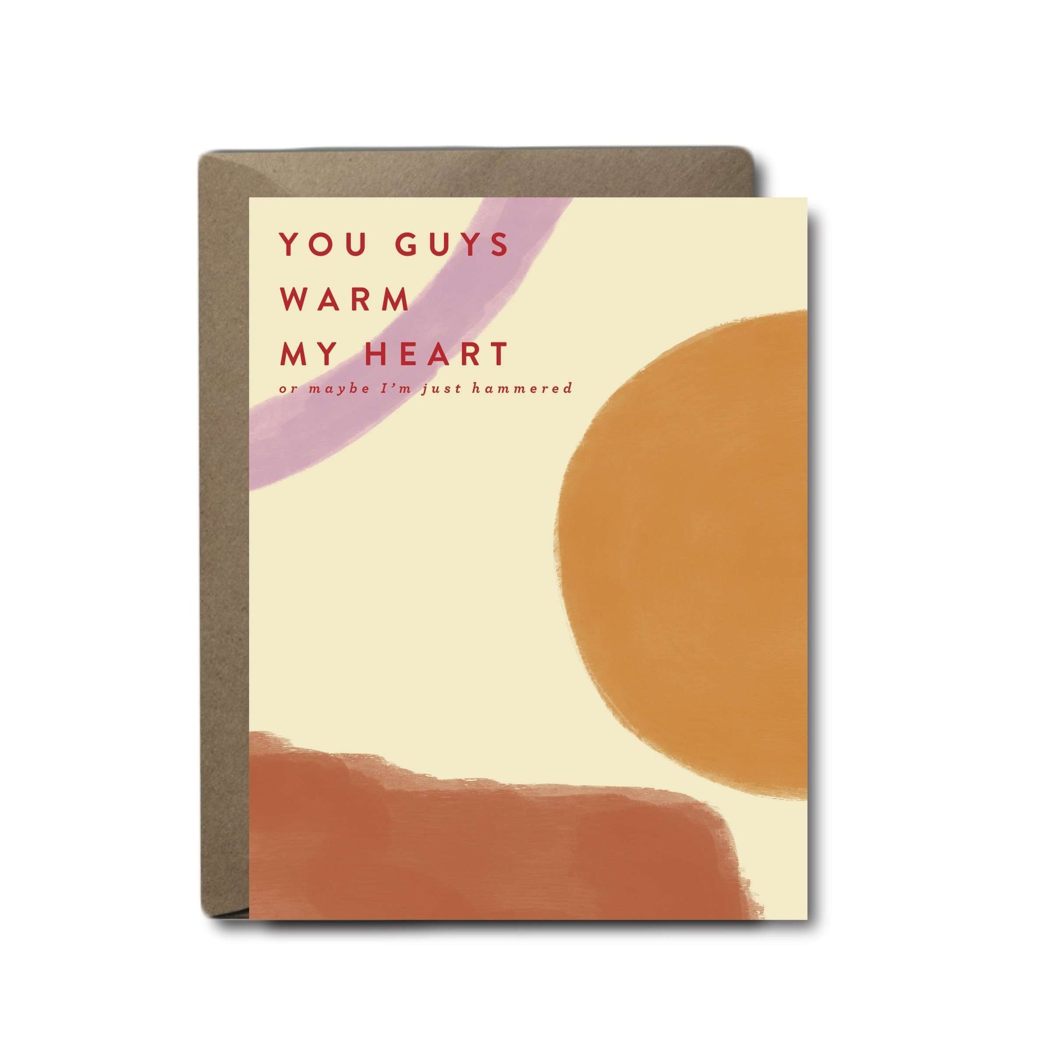 Warm My Heart Or Just Hammered Wedding Greeting Card | A2