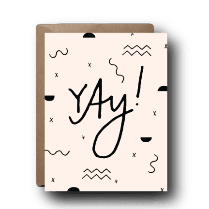 Yay Objects Congratulations Greeting Card | A2