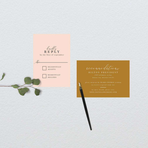 Chic Abstract Wedding Suite