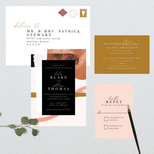 Chic Abstract Wedding Suite